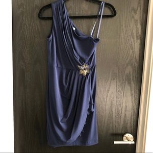 Max and Cleo one shoulder cocktail dress